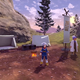 A screenshot of one of Pokémon Legends: Arceus' camps, from which players embark on expeditions.